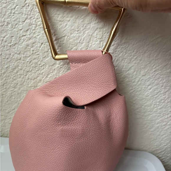 NWT Cult Gaia Mini Astraea Tote in Dusty Pink - Picture 4 of 8